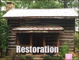 Historic Log Cabin Restoration  Mentor, Ohio